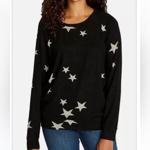 Nordstrom Black Star Crew Neck Sweater